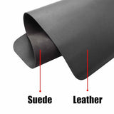 24" X 12" Pu Leather Keyboard Pad Desk Protector Mat For Vanity Makeup Laptop Keyboard Mouse, Black