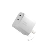 Native Union Fast GaN Charger PD 35W – Ultra-Compact Power Delivery Enabled USB-C Charger Up to 35W – for MacBook Air, iPads, iPhones & More (White)
