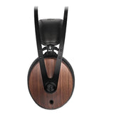 Meze 99 Classics Wired Wooden Closed Back Over Ear Headphones with Microphone (Walnut/Black)