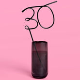 30Th Birthday Party Xl Black 30 Straw | Bday Decorations, Thirty, Millennial Birthday Girl Gift, Bday Drinkware Supplies, Funny Gag Gift, 30 Flirty And Thriving