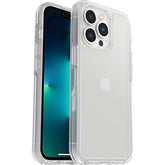 OtterBox iPhone 13 Pro (ONLY) Symmetry Series Case - Single Unit Ships in Polybag, Ideal for Business Customers - CLEAR, ultra-sleek, wireless charging compatible, raised edges protect camera & screen