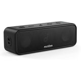 Anker 3 Portable Bluetooth Speaker - Wireless, Ipx7 Waterproof, 24H Playtime, Pure Titanium Diaphragm Drivers, Partycast, Bassup, Custom Eq App - For Home, Shower, Outdoor, And Beach