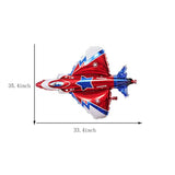 Large Fighter Jet Airplane Foil Balloons Birthday Party Decorations for Kids