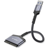 Sata To Usb A Cable, Usb A 3.0 To 2.5” Sata Iii Hard Drive Adapter Aluminum Sh