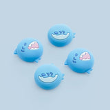 Switch 2 Silicone Thumb Grip Caps, Joystick Anti-Slip Cover Caps Compatible with Switch 2025,4pcs - Cute Shark