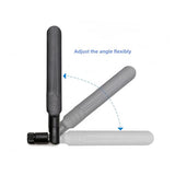 Dual Band Wifi Antenna 2.4Ghz 5.8Ghz 8Dbi Wifi Rp-Sma Male Antenna For Wireless Routers Pc Desktop Surveillance Monitor (2-Pack)