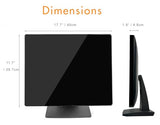 19 Inch 16:10 Touchscreen Pos Monitor, Led Backlit 10 Points Multi-Touch Hdmi Vga, 1440 X 900, True Flat Seamless Water & Dust Proof Front Screen, For Office, Retail, Restaurant, Bar, Gym, Warehouse