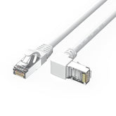 Cat 6 Ethernet Patch Internet Cable - 6 Foot, White Cat6 Ethernet Cable Right