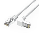 Cat 6 Ethernet Patch Internet Cable - 6 Foot, White Cat6 Ethernet Cable Right