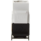 Leviton 41108-RW5 Category 5 QuickPort Connector, CAT 5, White