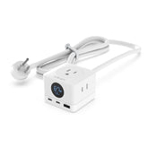 MINIX 67W USB C Charger with 3 Outlets, Gan 3-Port Compact Cube Fast Power Strip Surge Protection, 5ft Extension Cord, for MacBook Pro/Air, iPhone 15/14/Pro, Galaxy S23/S22, for Dorm, Home & Office