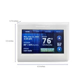 Th9320Wf5003 Wi-Fi 9000 Color Touch Screen Programmable Thermostat, 3.5 X 4.5 Inch, White, 'Requires C Wire"