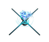 3D Fan,27.5 Inch 3D Led Fan Projector 832 Hd Led Beads, Holographic Fan Advertising Support App+Remote+Bluetooth Audio+Splicing,For Store ,Halloween,Christmas