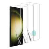(3 Pack Designed For Samsung Galaxy S23 Ultra 5G Screen Protector, Case Friendly, Bubble Free, High Definition Clear Shieldeasy Installation (Tpu)