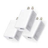 3 Pack Usb Wall Charger Block 5V 2A Ac Power Adapter Plug 10W For Iphone 13 12 11 Pro Max 8 7 6 6S Plus Se Xs Xr X,Ipad,Kindle Tablet,Samsung,Lg,Htc,Moto Charger Block Charging Cable Replacement