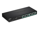 8-Port Gigabit Poe+ Switch, 65W Poe Power Budget, 16Gbps Switching Capacity, Ieee 802.1P Qos, Dscp Pass-Through Support, Fanless, Wall Mountable, Protection, Black, Tpe-Tg83