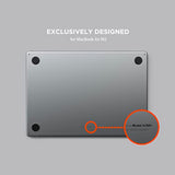 Satechi Eco Hardshell Case Compatible with MacBook Air 13-inch (M2 2022, M3 2024, M4 2025), Slim & Lightweight, Hub-Friendly Design, Dark