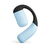 F22 Blue Single Bluetooth In Ear Wireless Bone Conduction Headphones With Earhook, Open Ear Bud, Ipx5 Water Resistant, 15H Playtime, Bluetooth 5.3
