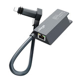 Starlink Ethernet Adapter For Gen 2 / V2 Rectangular Satellite, Gigabit Rj45 Wired Network Interface, High-Speed & Stable External Connection For Standard Actuated Kit