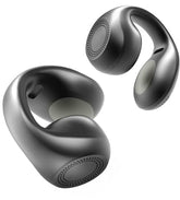 Clip-On Earbuds,Comfort Air Cushion Open Ear Earbuds Wireless Bluetooth 5.4 Multipoint, Open Ear Headphones With Mic,Anti-Mistouch,45H Playtime,Ip56 Waterproof For Sports,Small Ears&Sleep