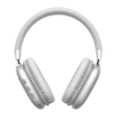 Wireless Headphones Over-Ear Bluetooth Adjustable 42 Hours Of Listening Time Volume Control, Fitting In Gaming/Running/Sports Headphones For Iphone/Android/Samsung -Silver