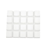 Oem Profile White Blank Keycaps Pbt Material 1U R4 Keycap For Mx Switches Mechanical Keyboard (White, 20Pcs)