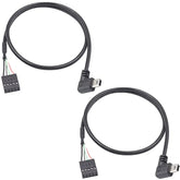 Mini Usb To Motherboard Cable, Usb Header To Mini Usb, 90 Degree Left Angled M