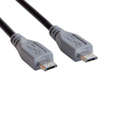 Micro Usb To Micro Usb (Male To Male) Otg Data Cable (3 Ft)