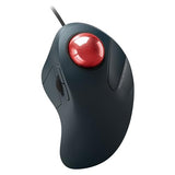 Wired Trackball Mouse For Large Hands, Ergonomic Design Reduces Wrist & Muscle Strain, Precision Tracking With Easy Index Finger Control, Compatible With Pc, Laptop, Windows, Mac, Red