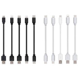 10-Pack Multi Short Usb Cables & Typec-C Cables For Charging Stations Compatib