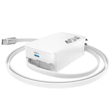 Retractable Wall Charger, 45W Pd Fast Usb C Charging Block With Retractable Type-C Cable, 45W Travel Charger Fast Charging Foldable Plug Adapter With For Iphone 16/15 Pro Max, Ipad Pro, Galaxy, Pixel