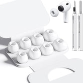 Replacement Ear Tips Compatible with AirPods Pro 3rd Generation Silicone Earbud Tips with Cleaning Pen, Secure Fit, Noise Isolation, Soft Comfort Ear