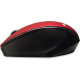 Verbatim Wireless Multi-Trac Mouse 2.4GHz with Nano Receiver - Ergonomic, Blue LED, Portable Mouse for Mac and Windows - Red