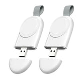 Wireless Charger For Apple Watch (2 Pack), Usb Portable Magnetic Fast Charging Travel Car Chargers For Iwatch Compatible With Series 10 9 8 7 6 5 4 3 2 1 Ultra 2 Ultra Se 2 Se