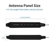 Internal Wifi Antenna Dual Band 2.4Ghz 5Ghz Wifi Antennae With 11.8In Cable For M.2 Ngff Network Card Pc Desktop Computer
