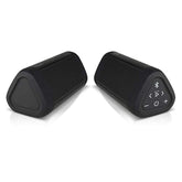 OontZ Ultra Dual Portable Bluetooth Speaker 5.0 2-Pack - IPX7 Waterproof, 14W Enhanced Sound, 20-Hr Battery, 100ft Range, Deep Bass and Clear Audio, Durable Shower Speakers for Pool or Beach (Black)