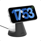 Anker MagSafe Compatible 2-in-1 Charging Stand, iPhone 16 Wireless Charger, Qi2 Certified 15W Ultra-Fast,Adjustable and Super Strong,for iPhone 16/15/14/13/12 Series,AirPods (Black, No Adapter)