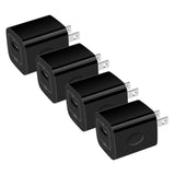 Single Port Charging Block, 4Pack 1A/5V Black Wall Charger Box Usb Charging Plug Cube Brick For Iphone 17 16 Pro 15 14 Pro Max 13 12 Plus,Samsung Galaxy S25 S24 S23 A15 A14,Moto,Android Phone Chargers