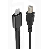 Micro Usb To Printer Cable, 2Pcs Micro Usb 5Pin Male To Usb Type B Data And Charge Cable, Android Phone To Printer, Scanner, Electronic Midi Piano, Etc. (1M/3.3Feet)