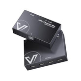 Av Access Usb Extender Power Over Cable Cat5E/6/6A/7 Up To 196Ft/60M, 4 Ports Usb 2.0 Extender Over Ethernet, Plug And Play, Supports All Operating System(Power On Tx Side)