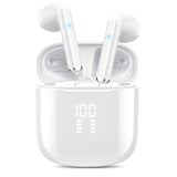 Wireless Earbuds, Bluetooth 5.3 Headphones With 4-Mics Enc Clear Call, Bluetoo