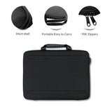 13Inch Hard Case For Macbook Air 13Inch M3 2024 Laptop Case Hard Shell Protective, 13.6Inch Apple Computer Shockproof Case, 13" Notebook Carring Sleeve Bag With Handle,Black