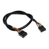 Usb 2.0 Internal Motherboard Header Cable Usb 2.0 9Pin Female To Female Internal Motherboard Header Cable