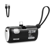 Mini Power Bank Portable Power Charger, Fast Charging 22.5W, 5000Mah Capacity With C Connector For All Smartphones, Travel Portable Charger Compatible For All Iphone 16/15/14/13/12/11 Android