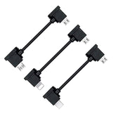 cablecc 3pcs/Set Remote Controller Data Cable Type-C & Micro & to Micro USB for Mavic Pro Platinum Mavic Park RC Accessories