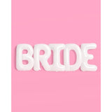 40" Jumbo White BRIDE Balloons – XL Decor for Bachelorette, Wedding & Engagement Parties