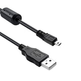 USB Charging Cable Compatible with Nikon Coolpix L830 S3300 S3000 Fujifilm FinePix JX650 JX660 AX500 AX550 J10 J26 Mini 8-Pin UC-E6 UC-E16 UC-E17
