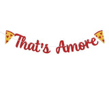 “That’s Amore” Banner — Italian Pizza-Themed Bridal Shower & Bachelorette Decor