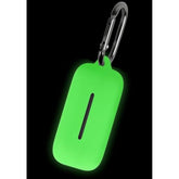 Soft Flexible Silicone Case for Sony WF-C510, Scratch Resistant Protective Cover with Carabiner (Luminous Green)