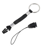 20 Pcs Black Nylon Lanyard Strap Short Detachable Lanyard For Usb Flash Drive, Mp3, Mp4 Player, Keychain, Id Card
